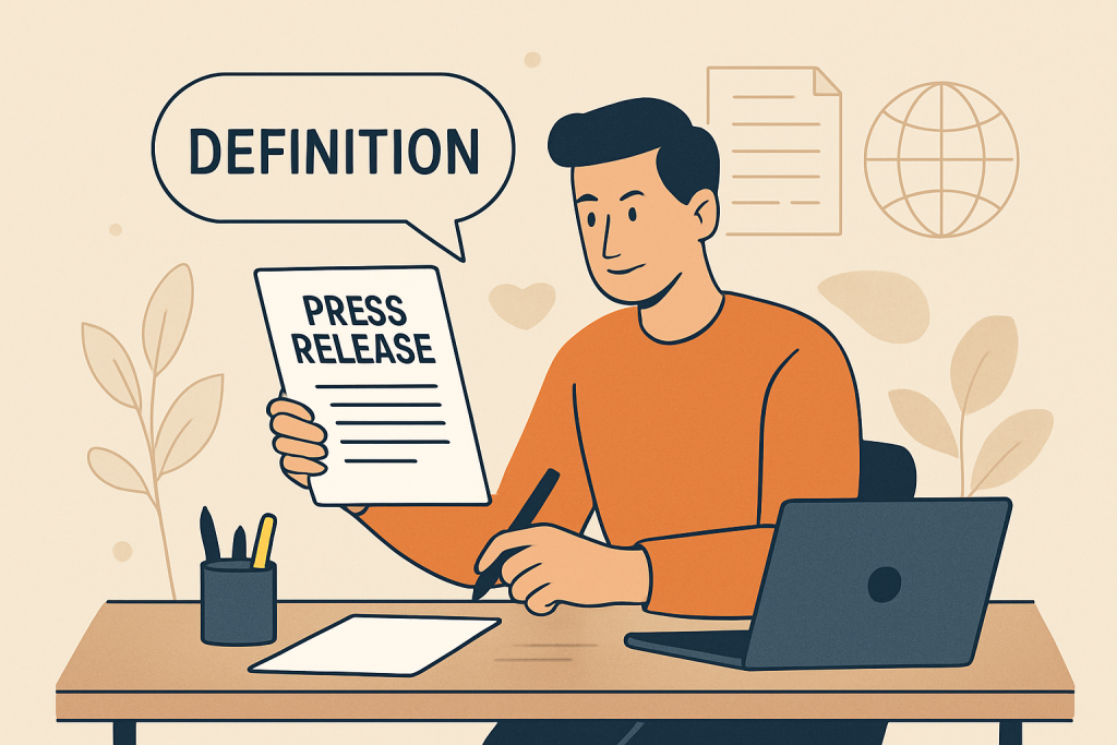 Définition communiqué de presse : ce qu’il faut savoir