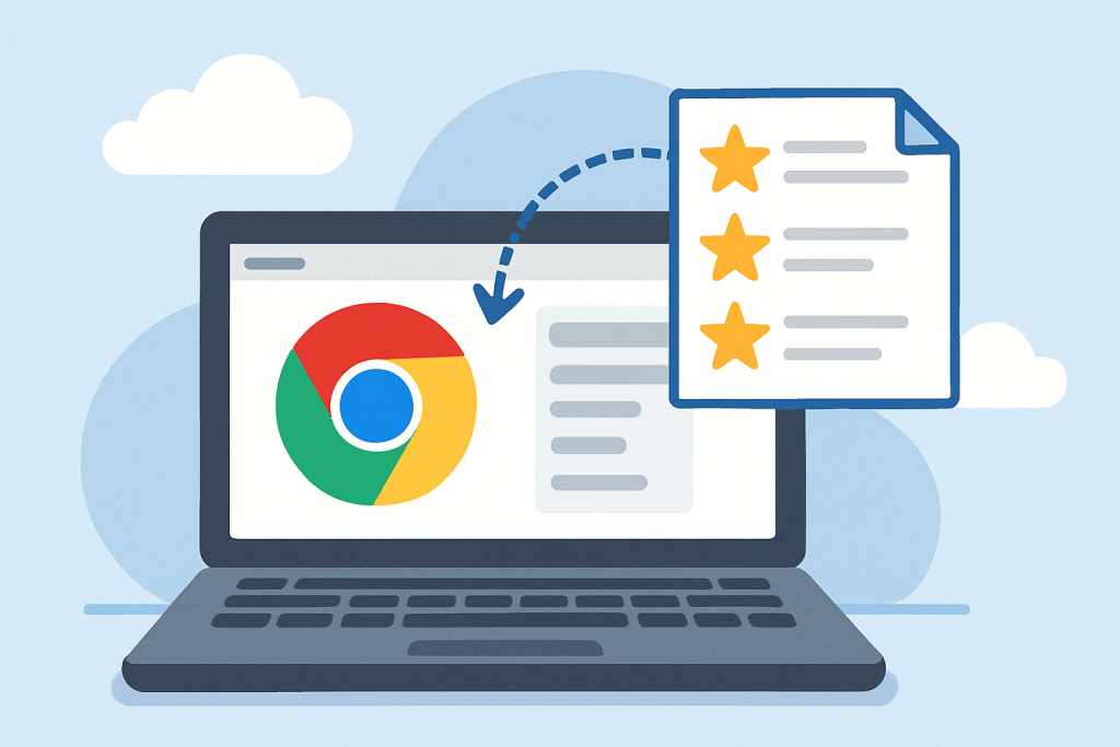 Exporter vos favoris Chrome facilement : le guide pas à pas
