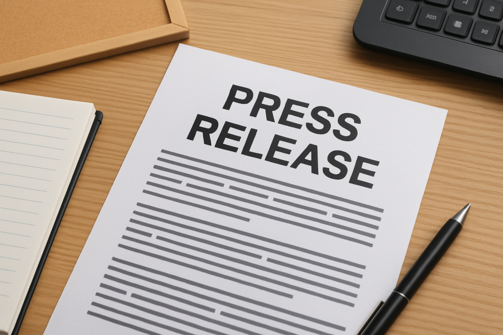 Exemple de communiqué de presse : définitions et exemples