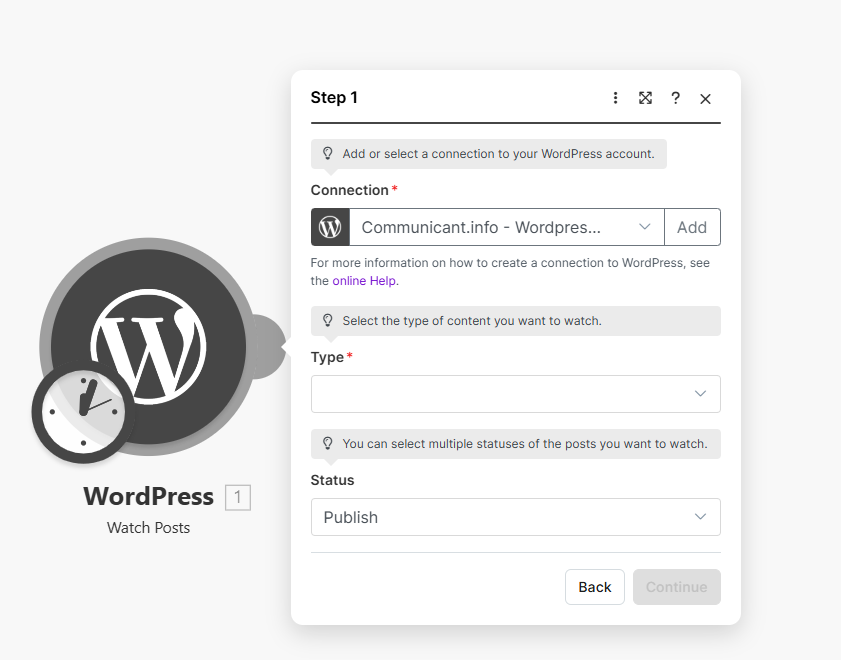 Module WordPress - Watch Posts